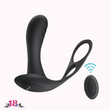 Vibrador Plug Anal Masculino