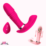 2 em 1 - Vibrador Telescópico Calcinha Sobe e Desce