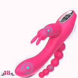 3 em 1- Vibrador Cabeça de Coelho