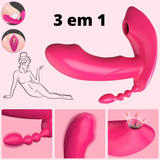 3 em 1 - Vibrador Calcinha Sport