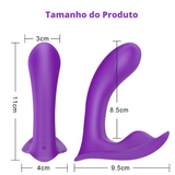 2 em 1 - Vibrador Calcinha masturbador