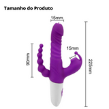 3 em 1 - Vibrador Sport Telescópico