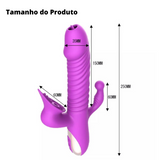 3 em 1 - Vibrador Telescópico