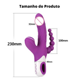 3 em 1 - Vibrador Grape