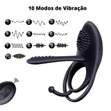 Vibrador para Casal - Estimulante Clitóris e Anal