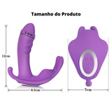 3 em 1 - Vibrador Calcinha Borboleta com Controle