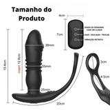 Vibrador Plug Anal Masculino