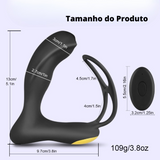 Vibrador Plug Anal Masculino