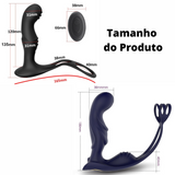 Vibrador Plug Anal Masculino