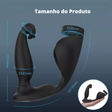 Vibrador Plug Anal Masculino