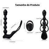 Vibrador Plug Anal Masculino