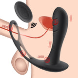 Vibrador Plug Anal Masculino