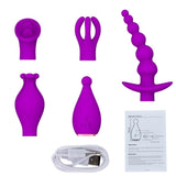 Vibrador Estimulador - com 4 Cabeça - 18+sexyshop