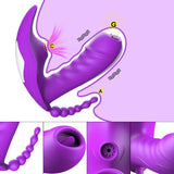 3 em 1 - Vibrador Calcinha Estrela - 18+sexyshop