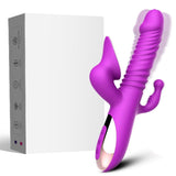 3 em 1 - Vibrador Telescópico - 18+sexyshop