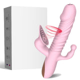 3 em 1 - Vibrador Telescópico - 18+sexyshop