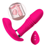 2 em 1 - Vibrador Telescópico Calcinha Sobe e Desce - 18+sexyshop