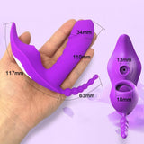 3 em 1 - Vibrador Calcinha Estrela - 18+sexyshop