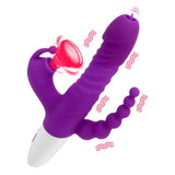 3 em 1 - Vibrador Sport Telescópico - 18+sexyshop