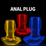 Manga para Pênis Plug Anal - Led