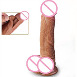 Pênis Silicone Realista Flexível - 18+sexyshop