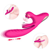 3 em 1 - Vibrador Telescópico - 18+sexyshop