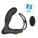 Vibrador Plug Anal Masculino