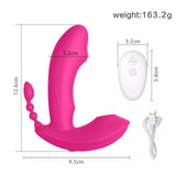 3 em 1 - Vibrador Calcinha Sport - 18+sexyshop