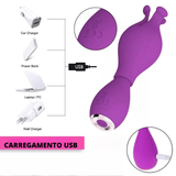 Vibrador Estimulador - com 4 Cabeça - 18+sexyshop