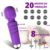 Vibrador Varinha Mágica - 20 Modos de Vibração