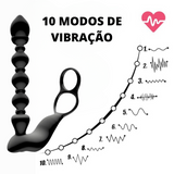 Vibrador Plug Anal Masculino