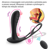 Vibrador Plug Anal Masculino