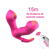 3 em 1 - Vibrador Calcinha Estrela - 18+sexyshop