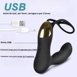 Vibrador Plug Anal Masculino