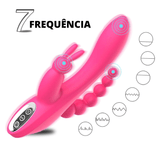 3 em 1- Vibrador Cabeça de Coelho - 18+sexyshop